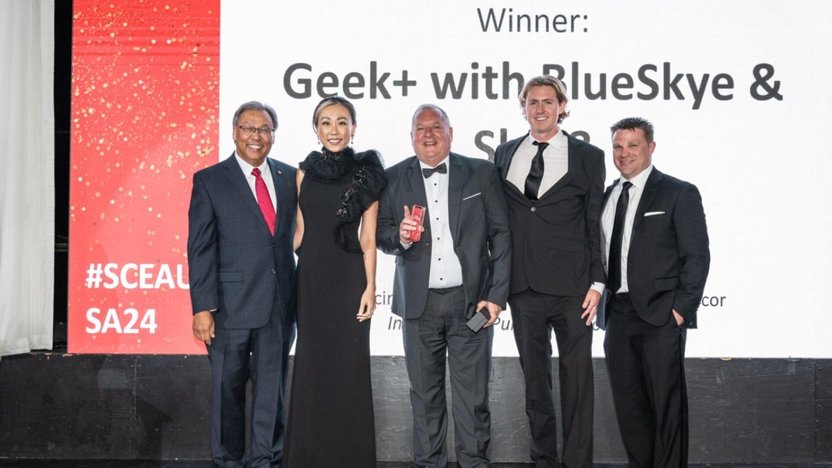 Geekplus and BlueSkye Automation Win Best Use of Robotics Award at Supply Chain Excellence Awards USA
