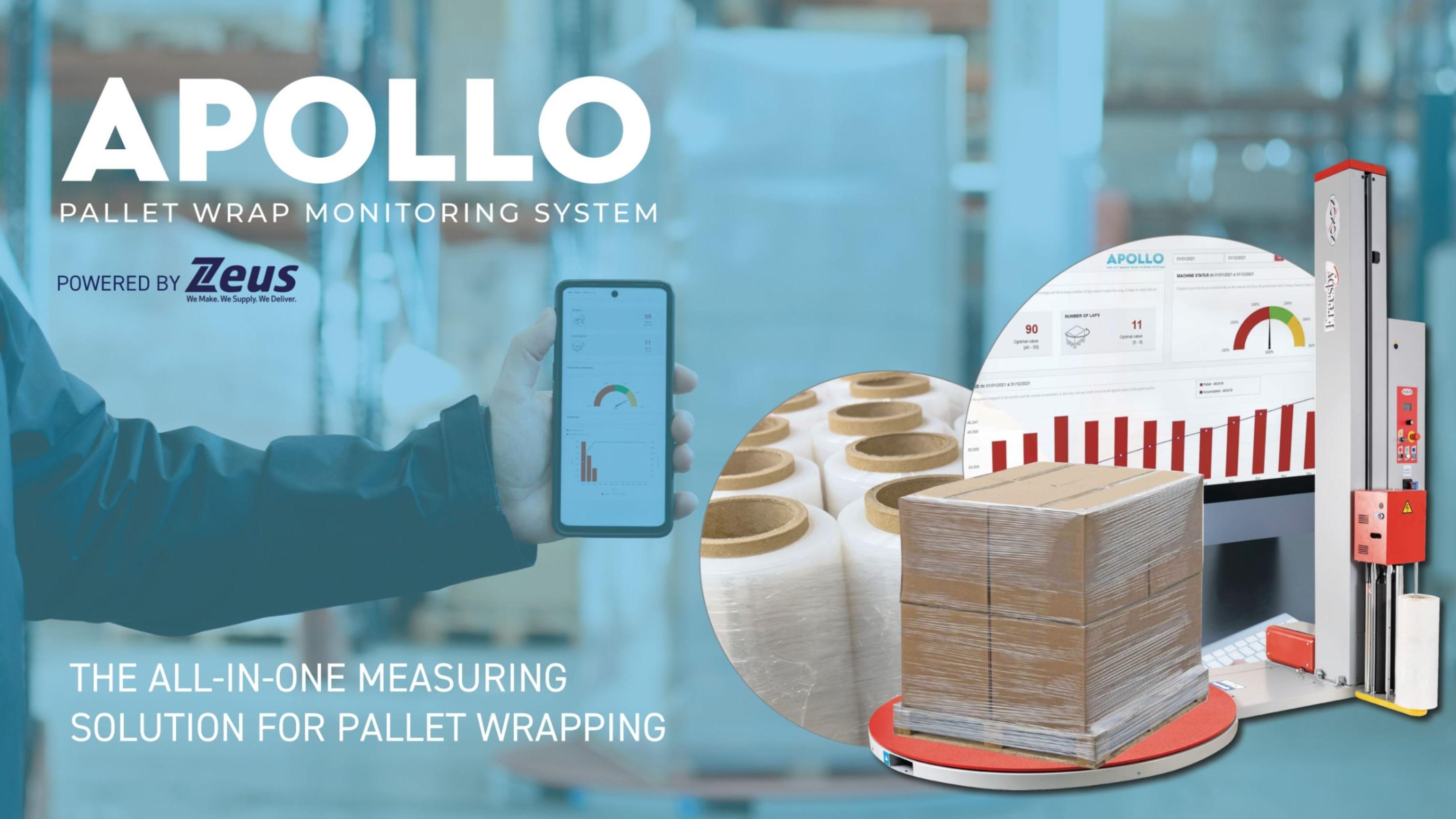 Zeus Packaging Unveils Apollo Pallet Wrapping System, Slashing Plastic Use by 60%