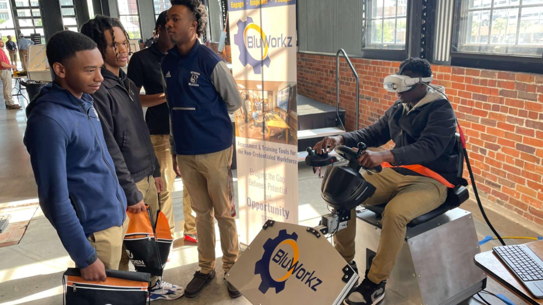 Savannah Schools Partner with BluWorkz to Train Students with VR Forklift Simulators, Preparing Them for High-Demand Warehouse Careers