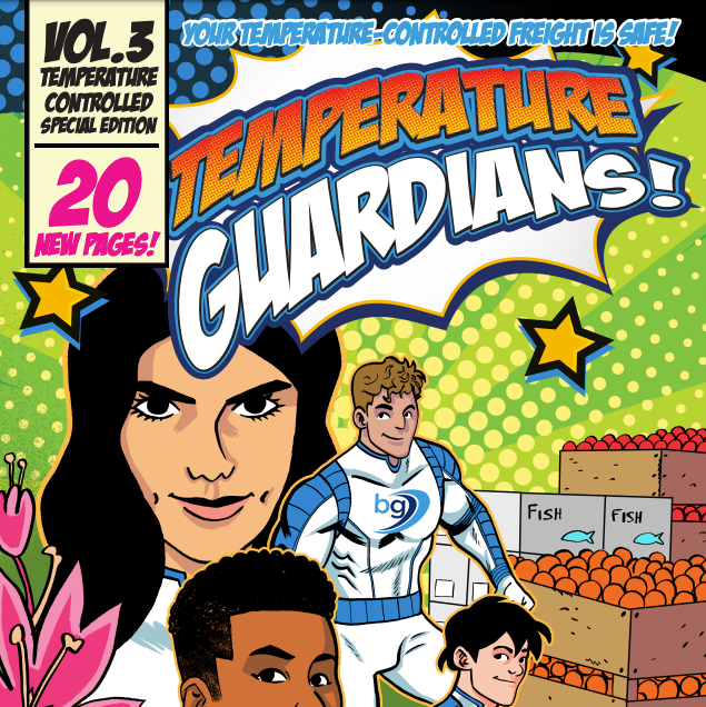 BlueGrace's "Temperature Guardians" Comic Book: A Must-Read for Supply Chain Enthusiasts
