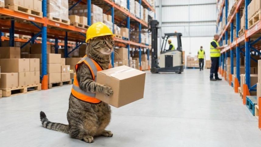The Purr-fect Employees: How Working Cats Keep Warehouses Running Smoothly